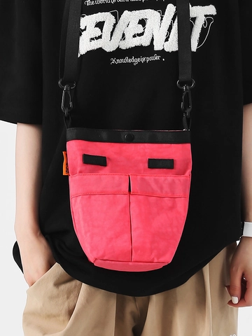 Fashion Casual Sporty Nylon Crossbody Bag For Men Women Lightweight Multi Pocket Mobile Phone Shoulder Bag Travel Commute Messenger Pouch