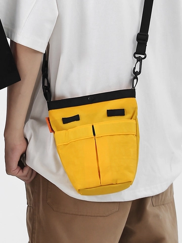 Fashion Casual Sporty Nylon Crossbody Bag For Men Women Lightweight Multi Pocket Mobile Phone Shoulder Bag Travel Commute Messenger Pouch