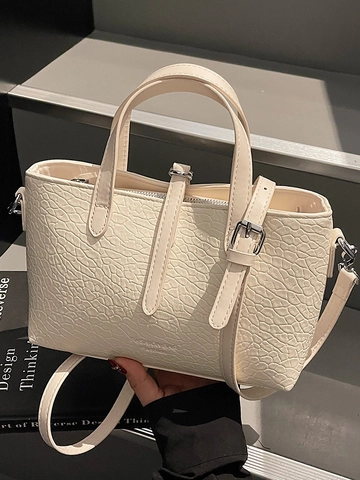 Vintage Krokodillenpatroon Schoudertas Voor Dames 2025 Zomer Mode PU Leer Handtas Crossbody Vierkante Emmertas
