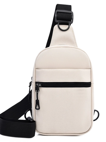 Borsa da Petto da Donna in Tessuto Oxford Borsa a Tracolla Casual Outdoor Tinta Unita Grande Capacità Minimalista Borsa a Spalla