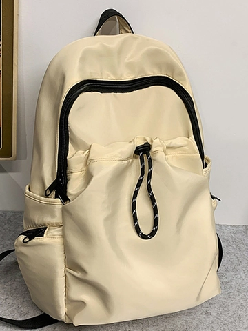 Mochila de Nailon Impermeable Ligera para Hombres Mujeres Gran Capacidad Múltiples Bolsillos Viaje Trabajo Escuela Daypack Senderismo Mochila Exterior