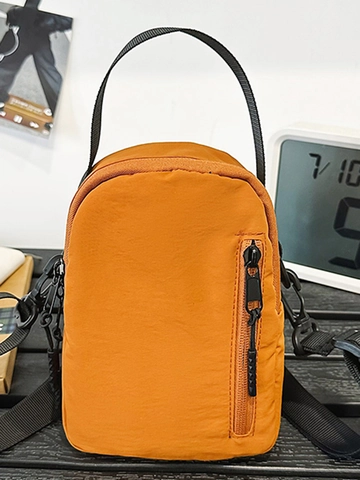 Borsa a Secchiello in Nylon con Coulisse per Escursionismo Leggera Impermeabile a Tracolla Sport Casual Porta Borraccia