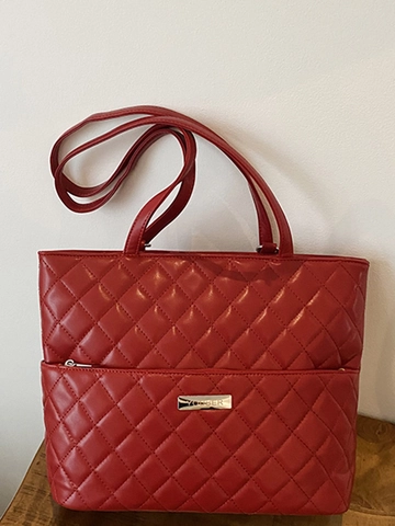 Zaino alla Moda in Pelle PU Trapuntato a Rombi Stile Coreano Borsa Tote a Spalla Grande Capacità per Donna Urban Semplicità