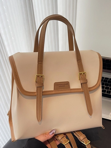 Vintage PU-Leder Rucksack Damen Mit Großer Kapazität Multifunktionale Tote Schultertasche Retro Britischen Stil Pendeltasche