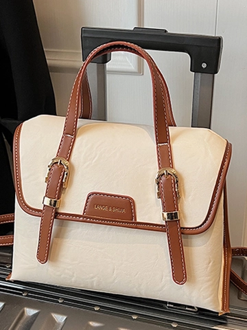 Vintage PU Leder Damen Umhängetasche Mit Großer Kapazität Koreanischer Retro Multifunktions Rucksack Messenger Bag Für Den Alltag