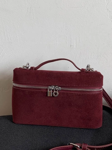 Women Elegant Minimalist PU Leather Box Bag Fashion Solid Color Shoulder Crossbody Bag Small Square Handbag Versatile Purse