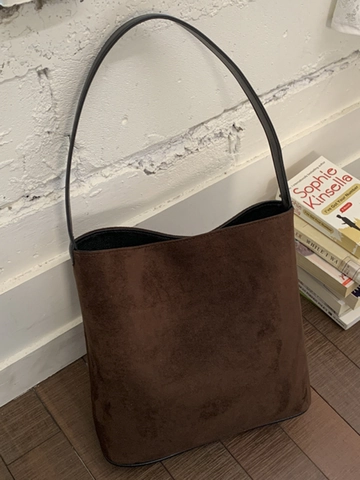 Borsa a Secchiello in Pelle PU con Stampa Leopardata Vintage Donna Minimalista Maillard Borsa a Tracolla Grande Capacità Retro Pendolare