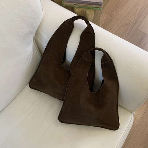Retro Lazy Style Large Capacity PU Leather Shoulder Bag Casual Commute Solid Color Hobo Handbag For Women