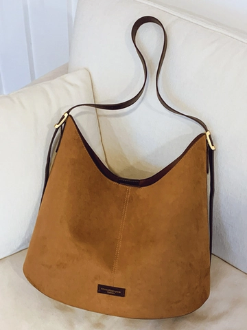 Vintage PU Leder Hobo Tasche Mit Großer Kapazität Für Damen Leopardenmuster Stitching Umhängetasche Minimalistische Tote Bag