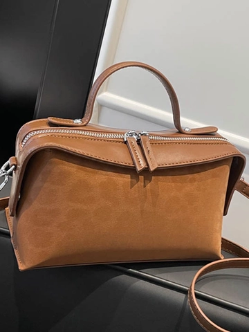 Retro Leopardenmuster PU Leder Umhängetasche Quadratische Boston Box Tasche Für Damen Stilvolle Handtasche Mit Verstellbarem Riemen