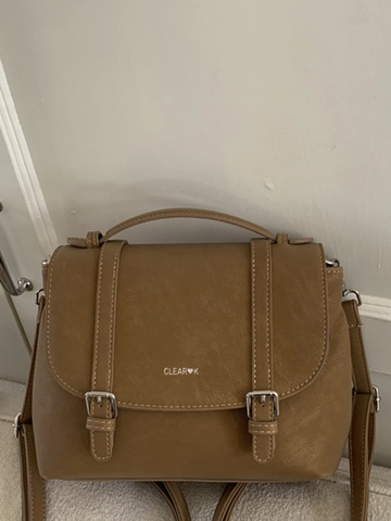 Bolso de Hombro de Cuero PU Vintage para Mujer Bolso Minimalista con Solapa y Correas con Hebilla Decorativas Bolso de Mano Retro