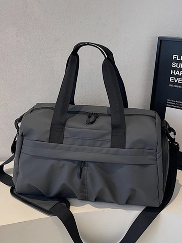 Borsa da Viaggio Impermeabile in Tessuto Oxford Grande Capacità Separazione Secco Umido Borsa Fitness Sport per Donna Uomo