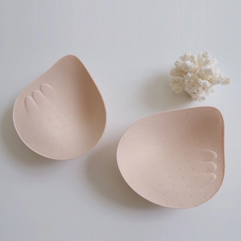 Seamless Nylon Push Up Bra Pads Inserts Breathable Thickened Bra Pads For Women Underwear Sports Bras Swimsuits Nude