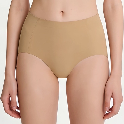 Mutandine da Donna Senza Cuciture a Vita Alta Controllo Addominale Sollevamento Fianchi Antibatteriche Traspiranti Taglie Forti Slip in Nylon