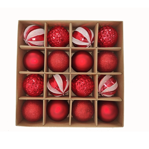Shatterproof Plastic Christmas Ball Ornaments Electroplated Painted Xmas Tree Hanging Decorative Baubles For Holiday Home Party