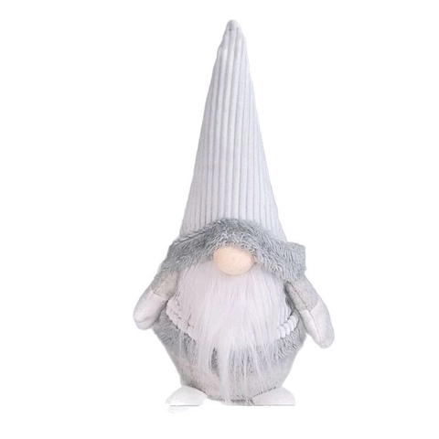 Gnomo de Navidad sin Rostro Nórdico Muñeca de Peluche Sombrero Puntiagudo Rojo Blanco Barba Larga Adorno para el Hogar