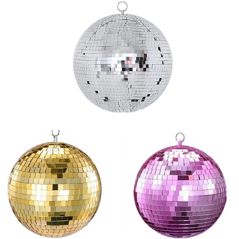 Bunte Reflektierende Diskokugel Bühnenlicht Reflektierende Sphäre Für Bar Party Hochzeit Weihnachten Hängende Dekoration