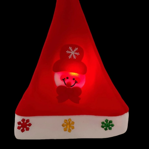 Cappello di Natale LED Luminoso Babbo Natale Pupazzo di Neve Alce Cappelli di Peluche Per Adulti Bambini Capodanno Festa Regali Decorativi