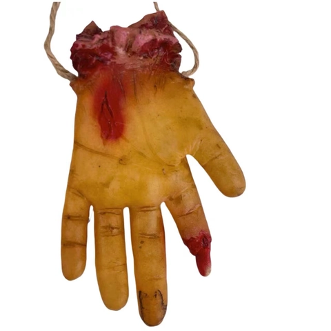 Halloween Realistische Abgetrennte Hand Fuß Requisite Gruselige Blutige Gliedmaßen Spukhaus Geheimzimmer Theater Horror Streich Dekoration