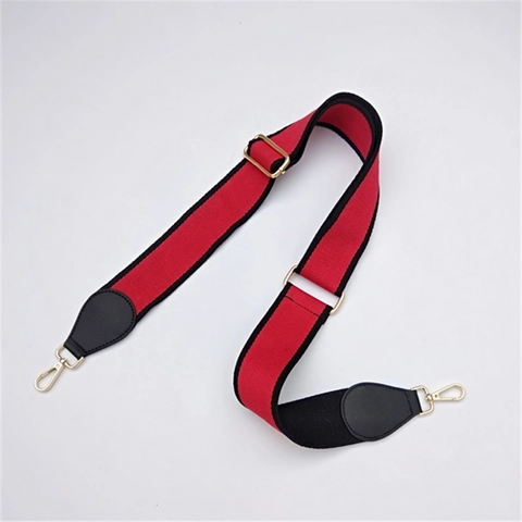 Verstellbarer Breiter Schultergurt Ersatz Für Handtaschen Ethno-Stil Bestickter Polyester-Gurtband Gürtel Mit Gold-Metallhaken