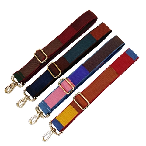 Tracolla Regolabile per Borsa in Cotone Colorato Ricambio per Borse a Mano e Tracolla Donna Accessori Moda