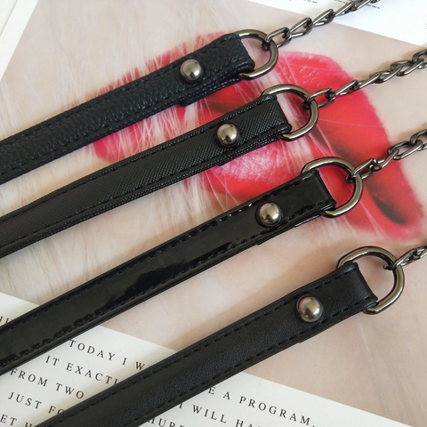 Replacement Bag Strap Crossbody Shoulder Chain PU Leather Metal Belt For Handbags Purses DIY Bag Accessories Decor