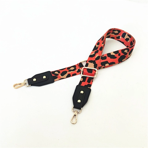 Verstellbarer Schultergurt Mit Leopardenmuster Breiter Jacquard Polyester Taschenriemen Für Handtaschen Umhängetaschen Damen Zubehör