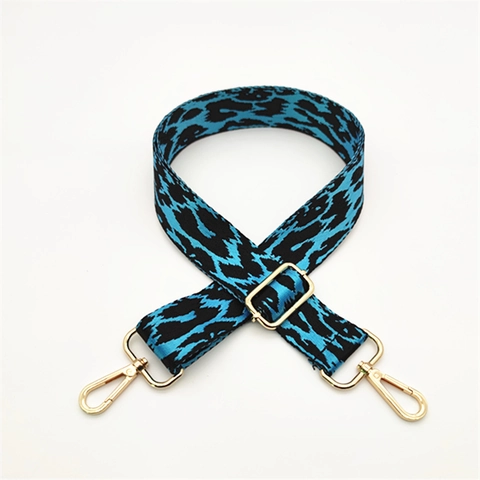 Tracolla Regolabile con Stampa Leopardata Ricambio per Borsa a Tracolla e Zaino da Donna in Poliestere Cintura Decorativa