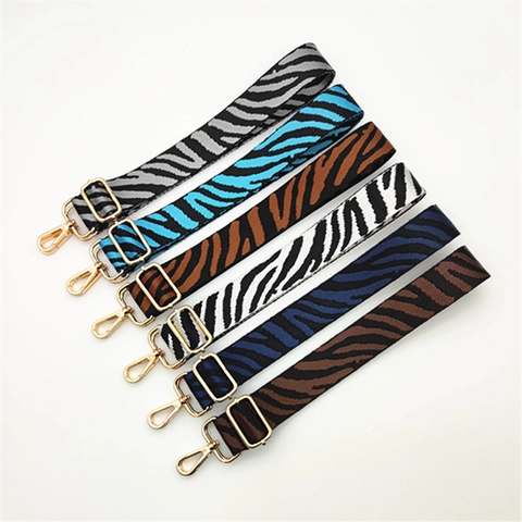 Tracolla per Borsa Regolabile Stampa Zebra Tracolla di Ricambio in Poliestere Intrecciata Larga per Borse Accessori Borsa