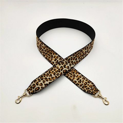 Correa de Repuesto para Bolso de Cuero PU con Estampado de Leopardo para Mujer Bolso Bandolera Cinturón Ancho Accesorios