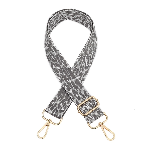 Leopardenmuster Taschengurt Ersatz Verstellbarer Jacquard Breiter Schultergurt Für Umhängetaschen Damen Handtaschen Zubehör