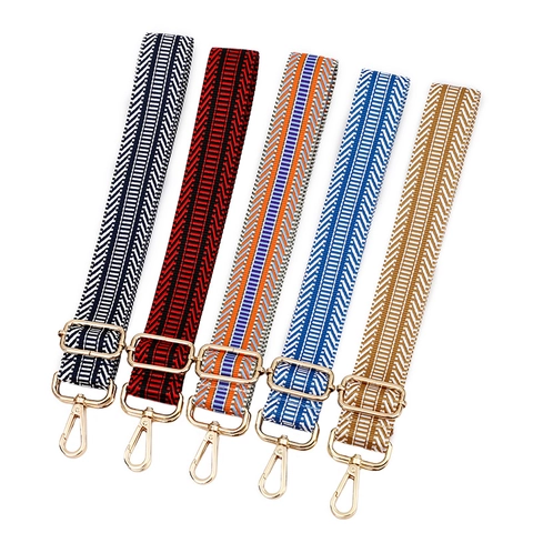 Verstellbarer Breiter Schultergurt Für Handtaschen Jacquard Gewebter Polyester Taschengurt Ersatzgurt Mit Metallschnallen Damen Zubehör