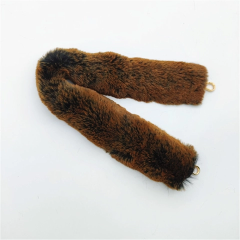 Correa de Bolso de Piel Sintética Asa de Peluche de Repuesto Correa de Hombro Decorativa para Bolsos de Mujer Accesorio de Moda de Invierno