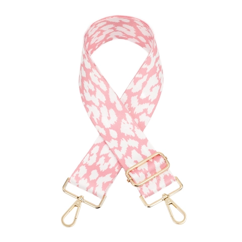 Verstellbarer Breiter Taschengurt Leopardenmuster Ethno-Stil Polyester Gewebter Schultergurt Für Umhängetasche Handtasche Ersatz
