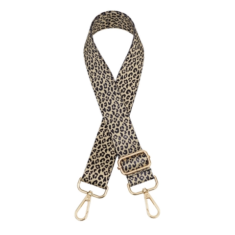 Tracolla per Borsa Leopardata Regolabile Sostituzione Cinghia Larga in Poliestere per Borse a Mano e Tracolle Con Fibbie in Metallo