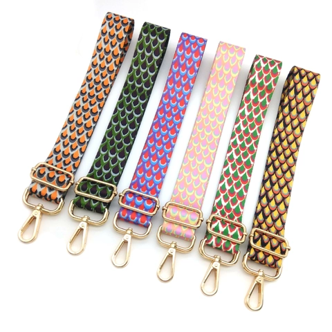 Tracolla per Borsa Intrecciata Geometrica Colorata Regolabile Sostituzione Tracolla Stile Etnico per Accessori Borse da Donna