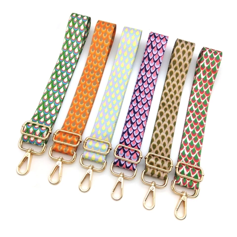 Tracolla per Borsa Intrecciata Geometrica Colorata Regolabile Sostituzione Tracolla Stile Etnico per Accessori Borse da Donna