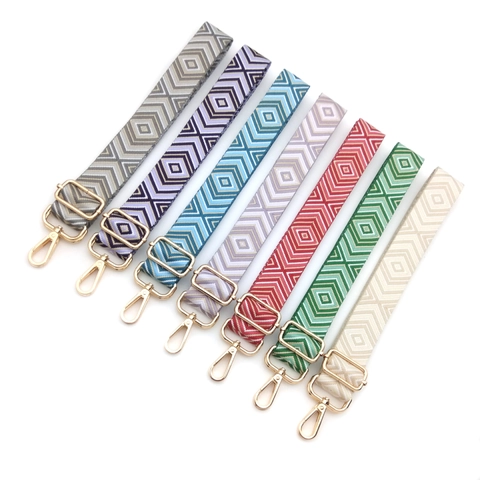 Tracolla Di Ricambio Regolabile Per Borse Motivo Geometrico Bohémien In Poliestere Resistente Tracolla Donna Accessori Borsa
