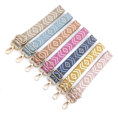 Tracolla Di Ricambio Regolabile Per Borse Motivo Geometrico Bohémien In Poliestere Resistente Tracolla Donna Accessori Borsa