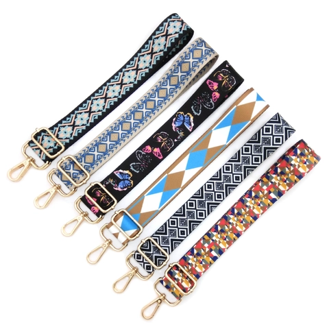 Tracolla di Ricambio Regolabile in Poliestere Cintura Crossbody a Spalla Larga Con Fibbia in Metallo Per Borse Accessori