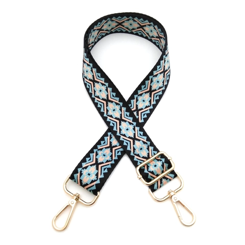 Tracolla di Ricambio Regolabile in Poliestere Cintura Crossbody a Spalla Larga Con Fibbia in Metallo Per Borse Accessori