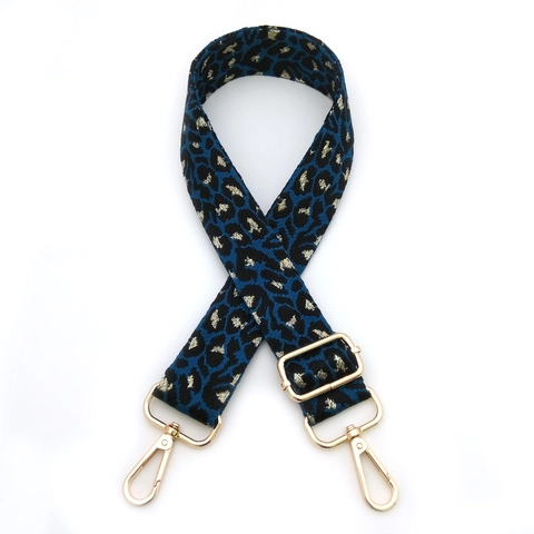 Correa de Hombro Ancha Ajustable de Poliéster Estampado de Leopardo Patrón Animal Cinturón de Reemplazo Para Bolso De Mujer Accesorios de Moda