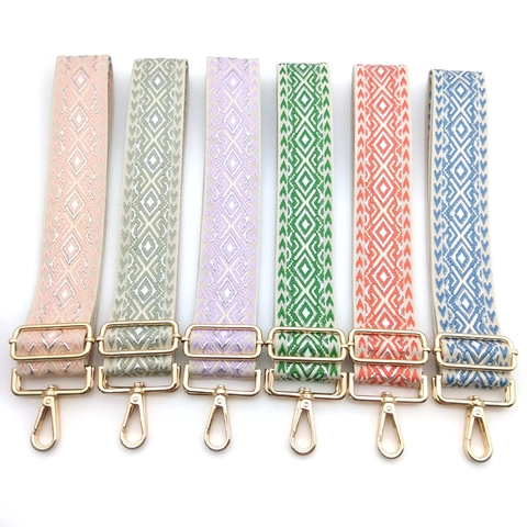 Böhmischer Geometrischer Jacquard Taschengurt Breiter Verstellbarer Polyester Ersatz Schultergurt Für Umhängetasche Damen Zubehör