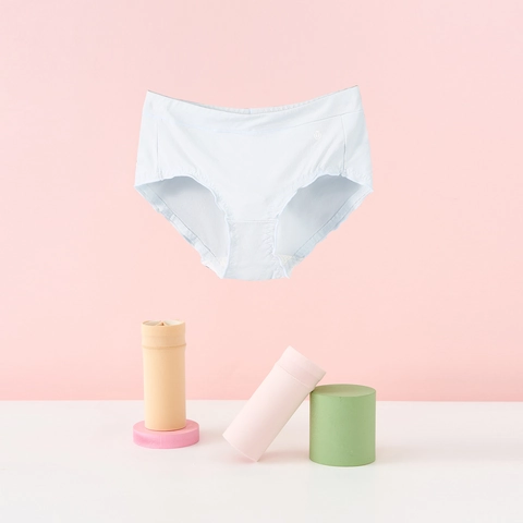 Mutandine da Donna in Modal Senza Cuciture Vita Media Antibatteriche Slip Traspirante Sollevamento Glutei Donna