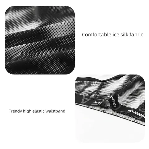 Boxers et Slips Imprimés Respirants pour Hommes Ceinture Élastique Taille Moyenne Sous-vêtements en Polyester pour Hommes Toutes Saisons Décontracté Doux Confort
