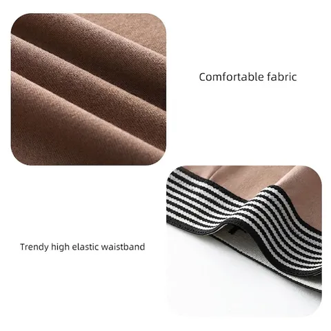 Men Ice Silk Boxer Briefs Breathable Soft Mid Waist Underwear Letter Smile Print Multicolor Solid Color Comfort Boxers