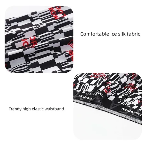 Herren Atmungsaktiv Eisseide Boxershorts Grafik Bedruckt Boxer Shorts Bequeme Elastische Unterwäsche Für Männer Jugendliche