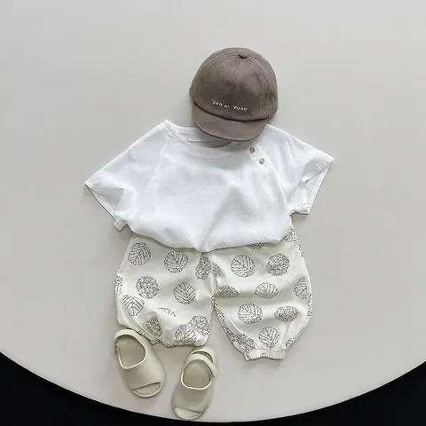 Sommer Kinder Anti Mücke Hosen Atmungsaktive Baumwolle Bedruckte Pumphose Koreanischer Stil Lässige Lockere Hose Für Jungen Mädchen