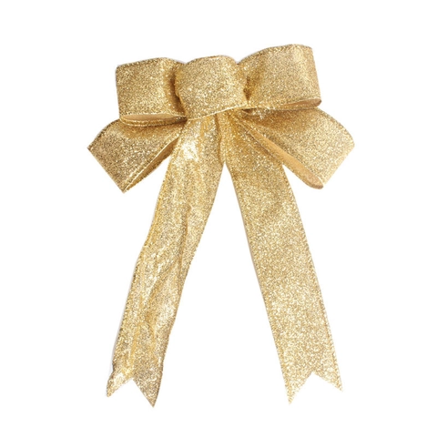 Grande Fiocco di Natale con Brillantini Ornamento Decorativo da Appendere per Albero di Natale Atmosfera Festiva Decorazioni per Feste Casa