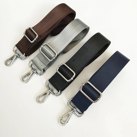 Tracolla Regolabile in Nylon Sostitutiva per Borse a Tracolla e Borse per Laptop Con Hardware in Metallo Trama a Spina di Pesce Stile Retro